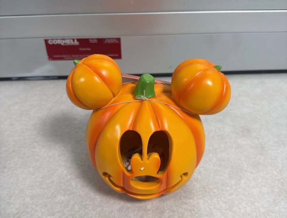Disney Mickey Mouse Light-Up Pumpkin Halloween Decor